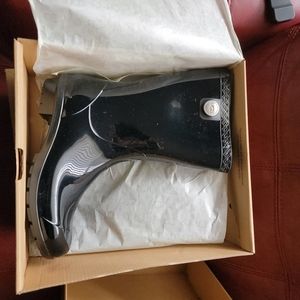 UGG black rain boots
